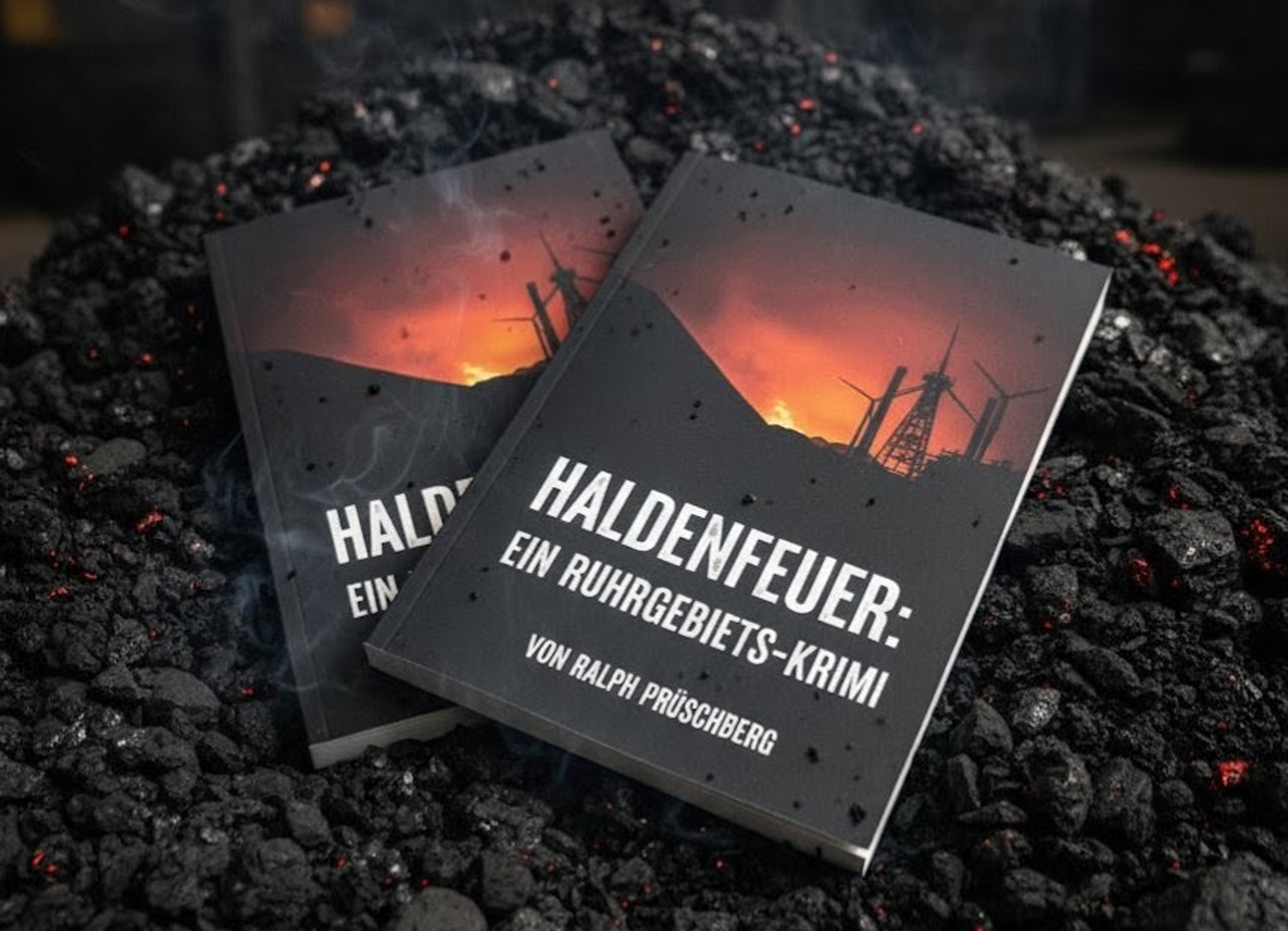 Werbung für das Buch HALDENFEUER