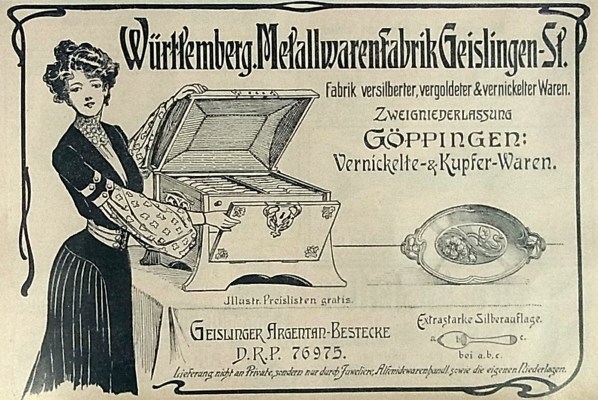 WMF Werbung von 1903