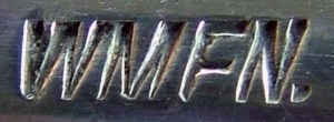 Stempel für versilbertes WMF Besteck zwischen 1886 und 1903