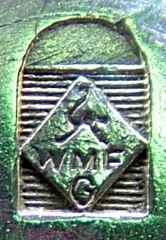 kleine Straussenmarke, 1903-1909 von WMF verwendet