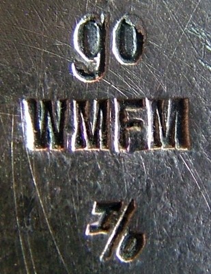 WÜRTTEMBERGISCHE METALLWARENFABRIK (WMF) Stempel I. auf Korpusware