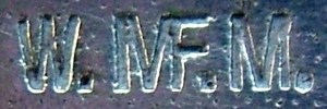 WMF Marke auf Korpusware aus den Jahren 1886-1903
